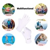 image:imageMelodySusie UV Gloves for Gel Nail Lamp Professional UPF50 UV Protection Gloves for Manicures Nail Art Skin Care Fingerless Anti UV Glove Protect Hands from UV Harm PinkCwhite