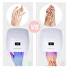 image:imageMelodySusie UV Gloves for Gel Nail Lamp Professional UPF50 UV Protection Gloves for Manicures Nail Art Skin Care Fingerless Anti UV Glove Protect Hands from UV Harm PinkBaby Blue