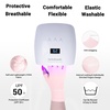image:imageMelodySusie UV Gloves for Gel Nail Lamp Professional UPF50 UV Protection Gloves for Manicures Nail Art Skin Care Fingerless Anti UV Glove Protect Hands from UV Harm PinkBlush Pink