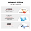 image:imageMelodySusie UV Gloves for Gel Nail Lamp Professional UPF50 UV Protection Gloves for Manicures Nail Art Skin Care Fingerless Anti UV Glove Protect Hands from UV Harm PinkBaby Blue