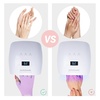 image:imageMelodySusie UV Gloves for Gel Nail Lamp Professional UPF50 UV Protection Gloves for Manicures Nail Art Skin Care Fingerless Anti UV Glove Protect Hands from UV Harm PinkDpurple