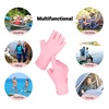 image:imageMelodySusie UV Gloves for Gel Nail Lamp Professional UPF50 UV Protection Gloves for Manicures Nail Art Skin Care Fingerless Anti UV Glove Protect Hands from UV Harm PinkEpink