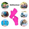 image:imageMelodySusie UV Gloves for Gel Nail Lamp Professional UPF50 UV Protection Gloves for Manicures Nail Art Skin Care Fingerless Anti UV Glove Protect Hands from UV Harm PinkBneon Pink