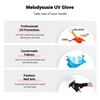 image:imageMelodySusie UV Gloves for Gel Nail Lamp Professional UPF50 UV Protection Gloves for Manicures Nail Art Skin Care Fingerless Anti UV Glove Protect Hands from UV Harm PinkAblack