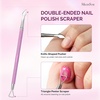 image:imageMelodysusie 4 in 1 Acrylic Nail Clippers Set with Cuticle Trimmer and DualEnded Cuticle Pusher Remover Stainless Steel Acrylic Nail Cutter Set Pedicure Manicure Acrylic Nail Tools for Home SalonA4pcs Pink Set