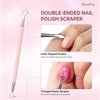 image:imageMelodysusie 4 in 1 Acrylic Nail Clippers Set with Cuticle Trimmer and DualEnded Cuticle Pusher Remover Stainless Steel Acrylic Nail Cutter Set Pedicure Manicure Acrylic Nail Tools for Home SalonLight Pink