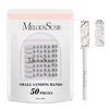 image:imageMelodySusie 50 Pcs Nail Drill Bits Small Sanding Bands with 31mm Mandrel Bit 180 Fine Grit Nail File for Acrylic Nails Gel Manicures and Pedicure PinkZebra