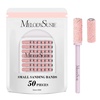 image:imageMelodySusie 50 Pcs Nail Drill Bits Small Sanding Bands with 31mm Mandrel Bit 180 Fine Grit Nail File for Acrylic Nails Gel Manicures and Pedicure PinkPink