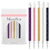 image:imageMelodySusie 5Pcs Nail Art Sculpture Pen Brushes for Resin Nail Art Tools for Design Nail Foil Carving Drawing Effect Shaping Drawing Nail Tools for Home Salon ManicurePurple  Pink  White  Gold  Black