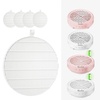 image:imageMelodySusie Compact Nail Dust Collector with Lightweight Design Hpro 3800RPM Portable Nail Vacuum Fan with 3 Suction Modes Reusable Filter amp EasyControl for Beginners Nail Students amp Home UsePink4 Pack