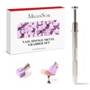 image:imageMelodySusie Gradient Painting Gel 6 Colors Spring Summer Ombre Gel Polish with 100 SpongesampMetal Grabber Set for Aura Nails French Manicure No Wipe Soak Off UV DIY Nail Art Palette Macaron PinkPurple
