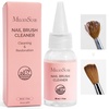 image:imageMelodySusie Nail Brush Cleaner Acrylic Gel Nail Brushes Cleaning amp Restoration Wax and Gel Removing Solution for Manicure Salon at Home 30ml1flozClear30ML
