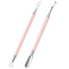image:imageMelodysusie 3Pcs Cuticle Trimmer Set with DualEnded Cuticle Pusher and Cuticle Remover Stainless Steel Nail Cuticle Nipper Set Pedicure Manicure Tools for Home Salon2Pcs Pusher  Scraper