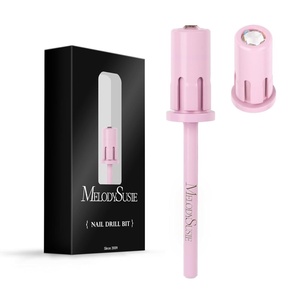 image:imageMelodySusie 100 Pcs Nail Drill Bits Sanding Bands for Nail Drill 80 Coarse Grit Nail File Sanding Bands for Acrylic Nails Gel Manicures and PedicureRose Pink