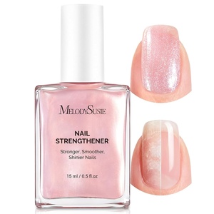 image:imageMelodySusie 3Pcs Acrylic Nail Brush Set Sizes 81014  Professional Nail Art Tool for Acrylic Application Powder Extension amp 3D Carving PinkSparkling Pink