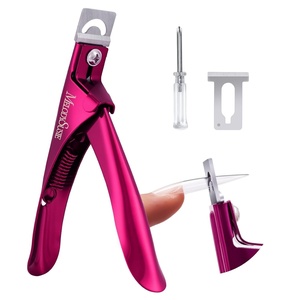 image:imageMelodySusie Acrylic Nail Clippers Nail Clippers Cutters for Acrylic Nails Fake Nail Tips Adjustable Stainless Nail Trimmer Manicure Tool for Salon Home Nail Art PlumPlum