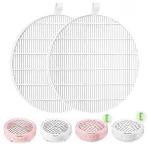 image:imageMelodySusie Compact Nail Dust Collector with Lightweight Design Hpro 3800RPM Portable Nail Vacuum Fan with 3 Suction Modes Reusable Filter amp EasyControl for Beginners Nail Students amp Home UsePink2 Pack Filter