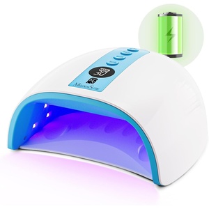 image:imageMelodySusie Cordless UV Nail Lamp with 3 Timers amp Smart Sensor PPlus30G Rechargeable UV Light Cures All Gels Especially Builder Hard Extension Acrylic amp Chrome Gel Polishes BlueBlue