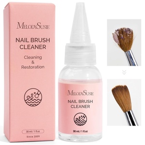 image:imageMelodySusie Nail Brush Cleaner Acrylic Gel Nail Brushes Cleaning amp Restoration Wax and Gel Removing Solution for Manicure Salon at Home 30ml1flozClear30ML