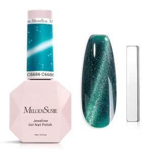 image:imageMelodySusie Nail Magnet Set 12PCS Cat Eye Gel Nail Polish Magnets Square Round Double Ended Magnet Stick Cat Eye Magnet for Nails Strong Magnetic Nail Polish Magnets Nail Design ToolsGreenC6686