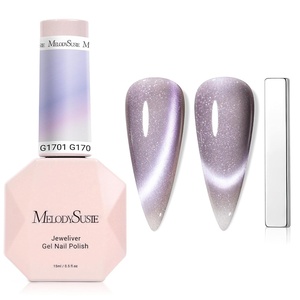image:imageMelodySusie Nail Magnet Set 12PCS Cat Eye Gel Nail Polish Magnets Square Round Double Ended Magnet Stick Cat Eye Magnet for Nails Strong Magnetic Nail Polish Magnets Nail Design ToolsAurora Blue Purple 1701
