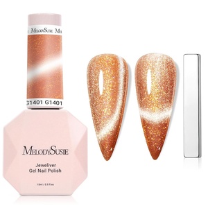 image:imageMelodySusie Nail Magnet Set 12PCS Cat Eye Gel Nail Polish Magnets Square Round Double Ended Magnet Stick Cat Eye Magnet for Nails Strong Magnetic Nail Polish Magnets Nail Design ToolsGold Pink 1401