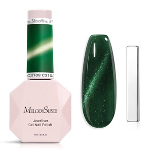 image:imageMelodySusie Nail Magnet Set 12PCS Cat Eye Gel Nail Polish Magnets Square Round Double Ended Magnet Stick Cat Eye Magnet for Nails Strong Magnetic Nail Polish Magnets Nail Design ToolsDark GreenC3108