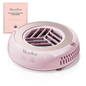 image:imageMelodySusie PocketSized Nail Dust Collector with Lightweight DesignHProA 6000RPM UltraSmall Nail Vacuum Fan with 3 Suction Modes and 30 Disposable Filter Papers for Beginner amp Daily Nail CareWhitePink