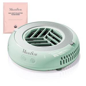 image:imageMelodySusie PocketSized Nail Dust Collector with Lightweight DesignHProA 6000RPM UltraSmall Nail Vacuum Fan with 3 Suction Modes and 30 Disposable Filter Papers for Beginner amp Daily Nail CareWhiteGreen