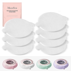 image:imageMelodySusie PocketSized Nail Dust Collector with Lightweight DesignHProA 6000RPM UltraSmall Nail Vacuum Fan with 3 Suction Modes and 30 Disposable Filter Papers for Beginner amp Daily Nail CareWhite210 Pcs Filter