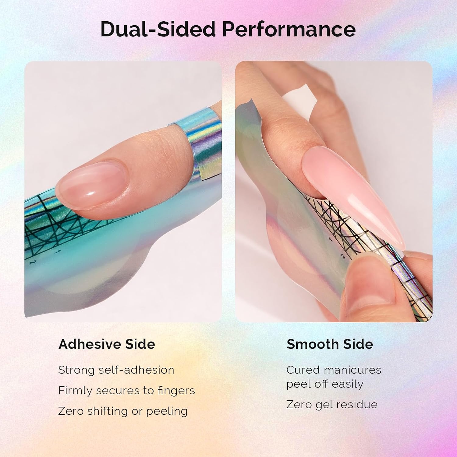 image:imageMelodySusie 100 Pcs Nail Swatch Sticks with Ring Clear Swatches for Gel Polish Transparent Acrylic Practice Tips Suitable for Displaying Colors Training Nail Art for Beginners and ProfessionalsSilver