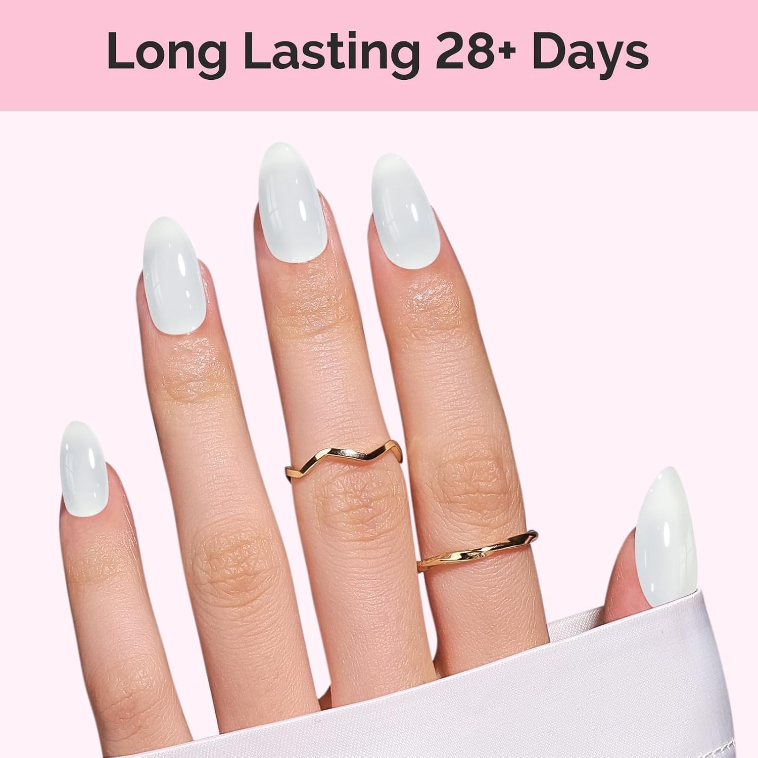 image:imageMelodySusie Gel Nail Kit with PART06G Cordless UV Lamp Rechargeable LED UV Light with Smart Sensor Classic Popular Colors Plant Based Nails Polish with Top Base Coat Builder Gel Beginner Nail KitWhiteJIG07