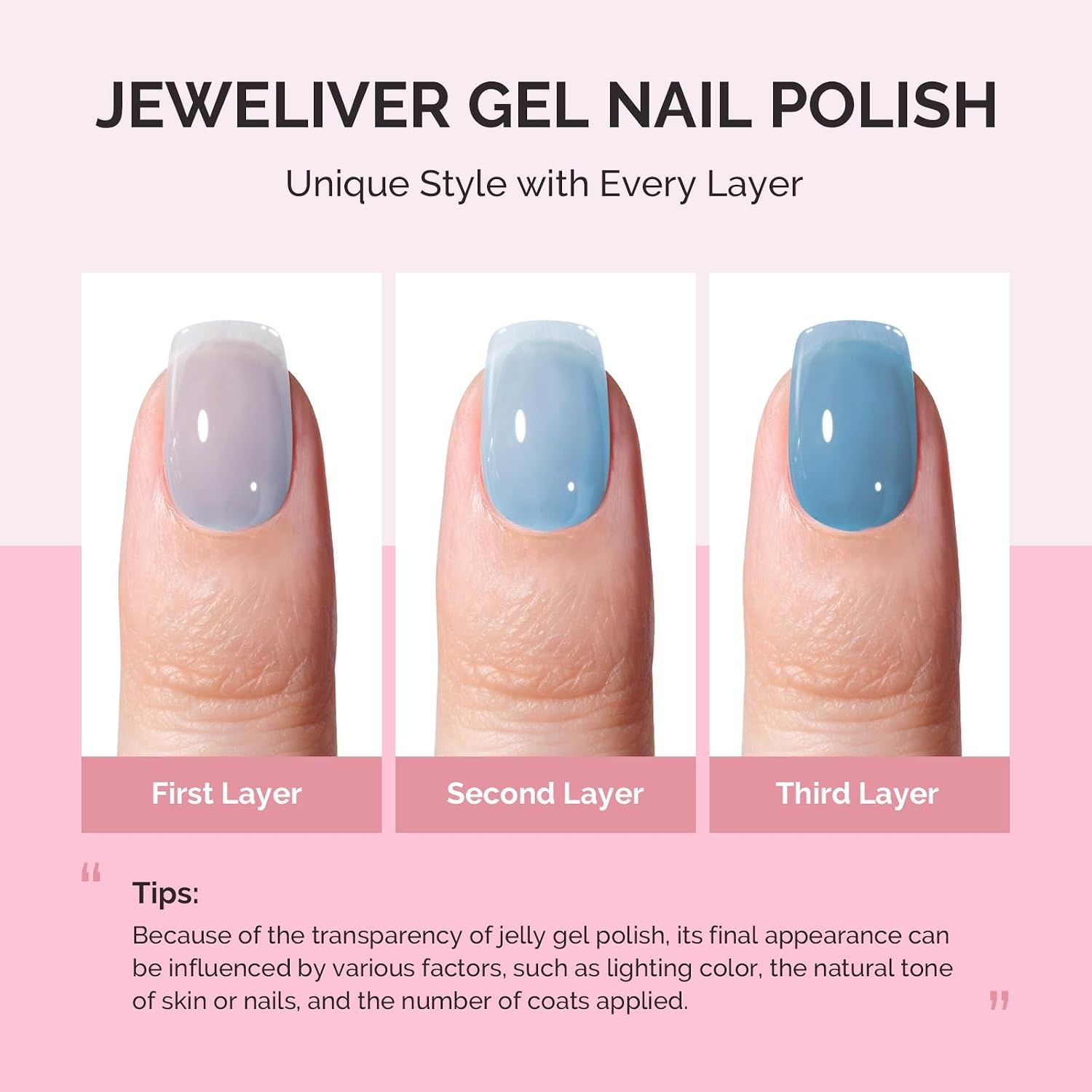 image:imageMelodySusie Gel Nail Kit with PART06G Cordless UV Lamp Rechargeable LED UV Light with Smart Sensor Classic Popular Colors Plant Based Nails Polish with Top Base Coat Builder Gel Beginner Nail KitHaze BlueJP53