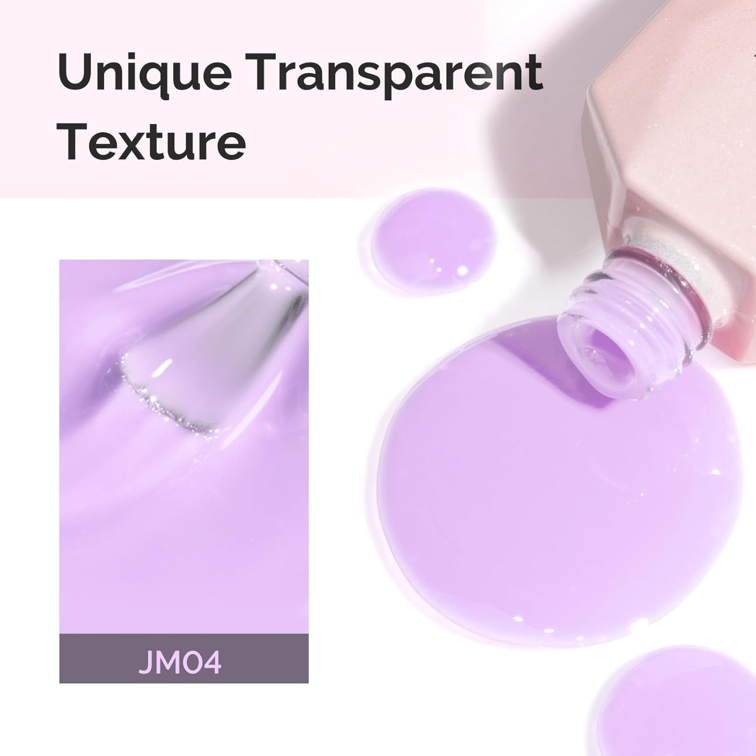 image:imageMelodySusie Gel Nail Kit with PART06G Cordless UV Lamp Rechargeable LED UV Light with Smart Sensor Classic Popular Colors Plant Based Nails Polish with Top Base Coat Builder Gel Beginner Nail KitLilac PurpleJM04