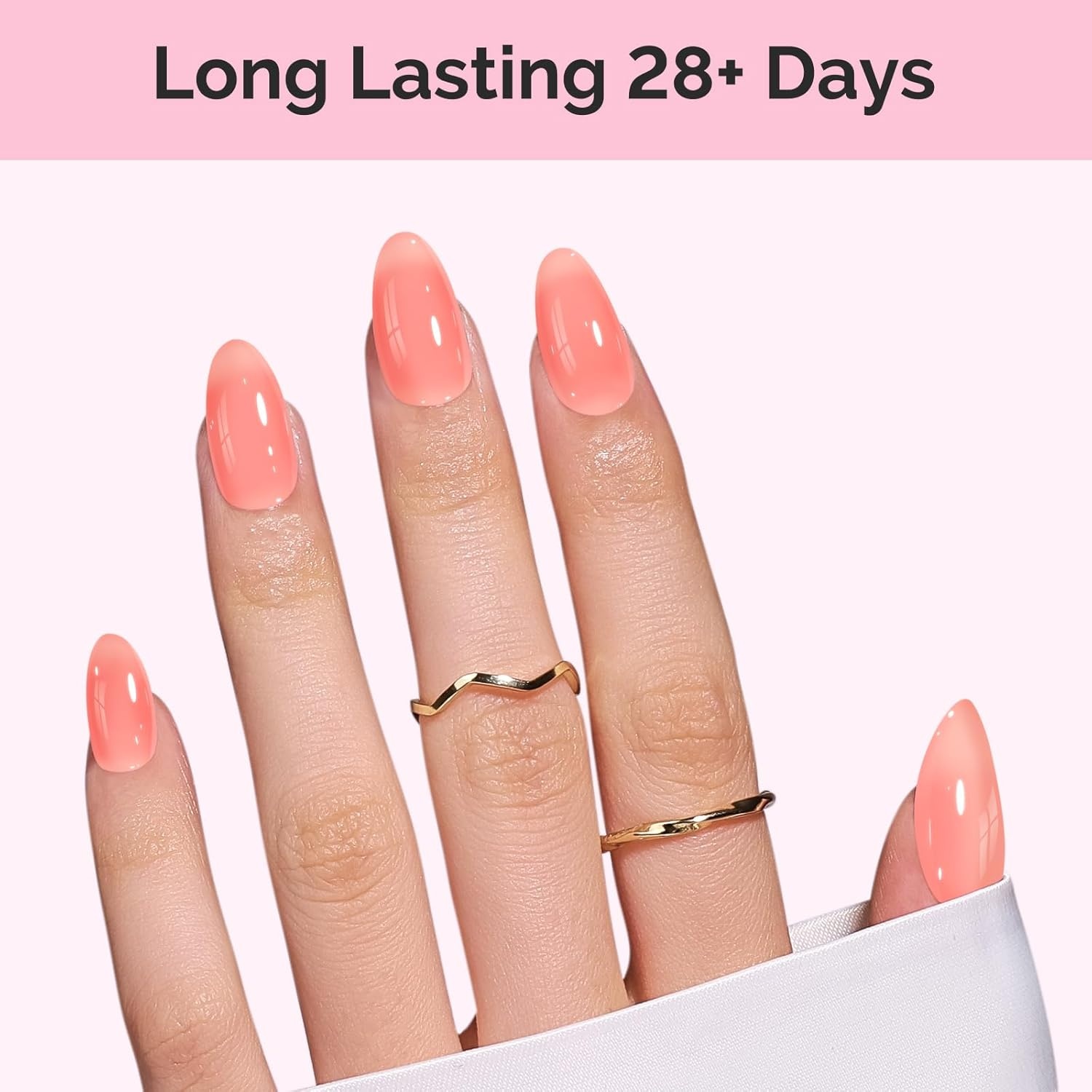 image:imageMelodySusie Gel Nail Kit with PART06G Cordless UV Lamp Rechargeable LED UV Light with Smart Sensor Classic Popular Colors Plant Based Nails Polish with Top Base Coat Builder Gel Beginner Nail KitNude PinkJM26