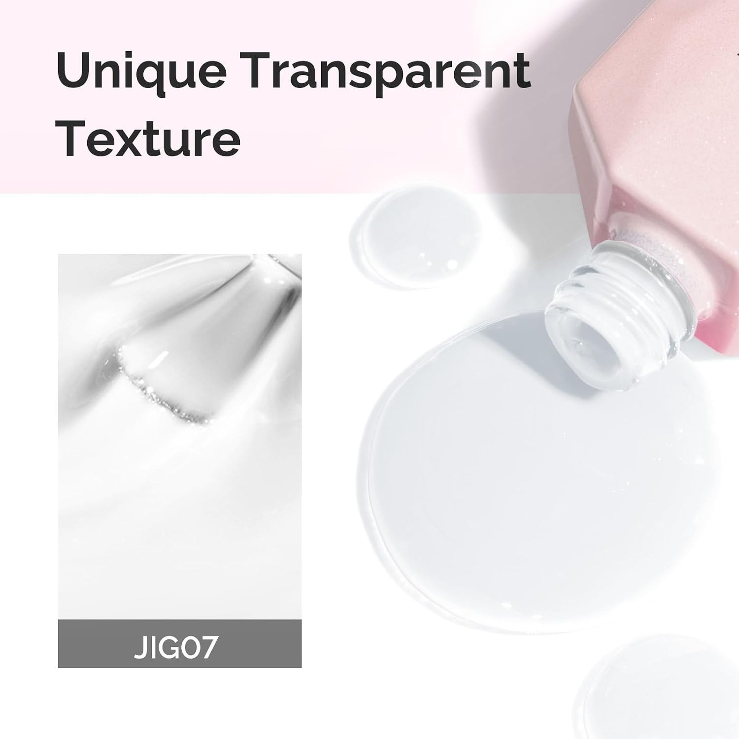 image:imageMelodySusie Gel Nail Kit with PART06G Cordless UV Lamp Rechargeable LED UV Light with Smart Sensor Classic Popular Colors Plant Based Nails Polish with Top Base Coat Builder Gel Beginner Nail KitWhiteJIG07