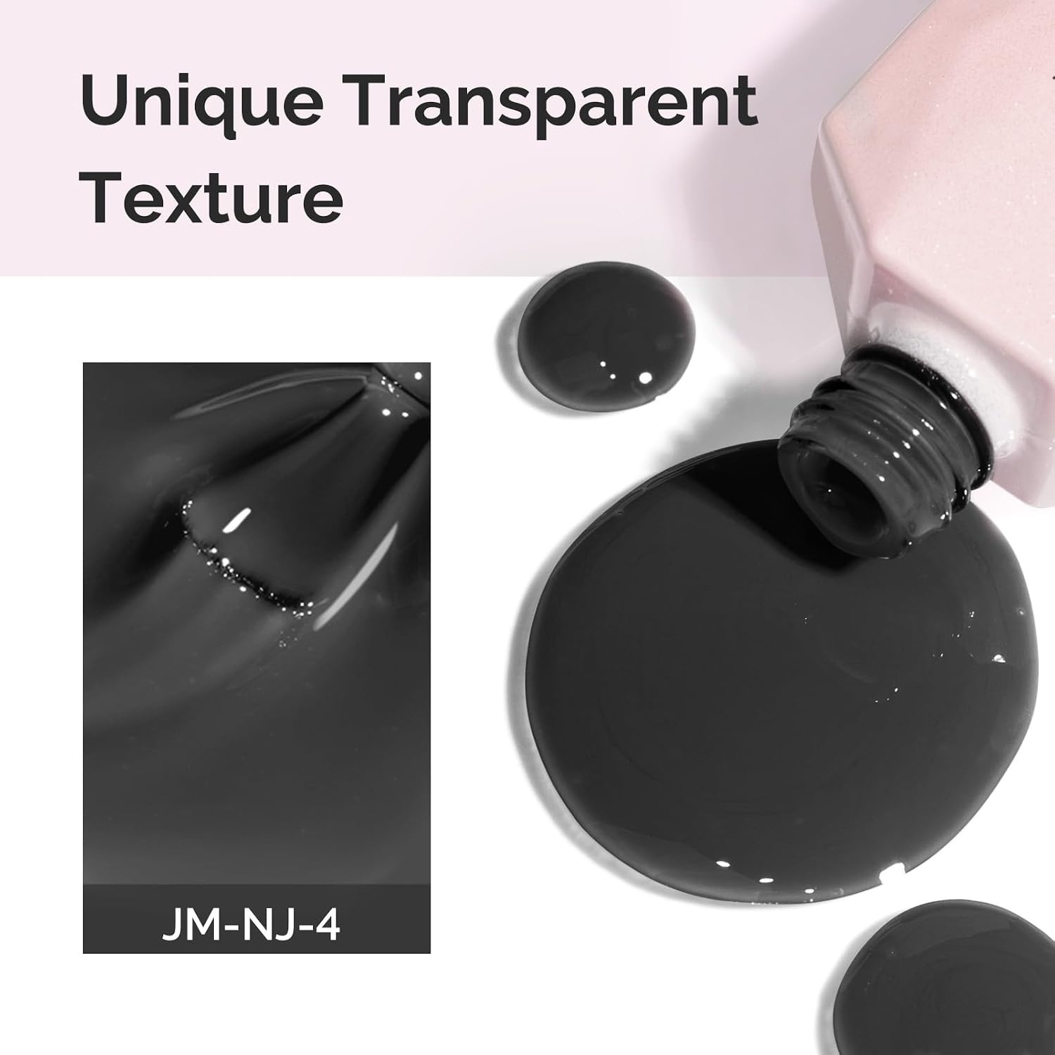 image:imageMelodySusie Gel Nail Kit with PART06G Cordless UV Lamp Rechargeable LED UV Light with Smart Sensor Classic Popular Colors Plant Based Nails Polish with Top Base Coat Builder Gel Beginner Nail KitBlack Agate JMNJ4