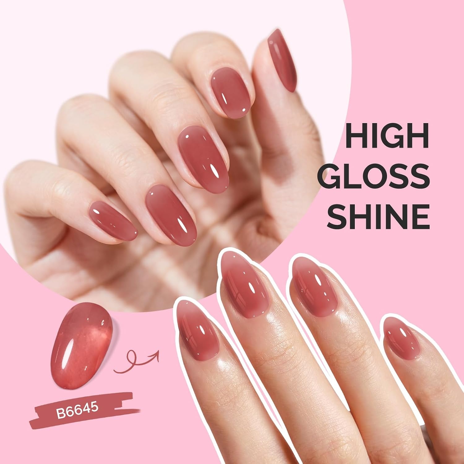 image:imageMelodySusie Gel Nail Kit with PART06G Cordless UV Lamp Rechargeable LED UV Light with Smart Sensor Classic Popular Colors Plant Based Nails Polish with Top Base Coat Builder Gel Beginner Nail KitRose Nude PinkB6645