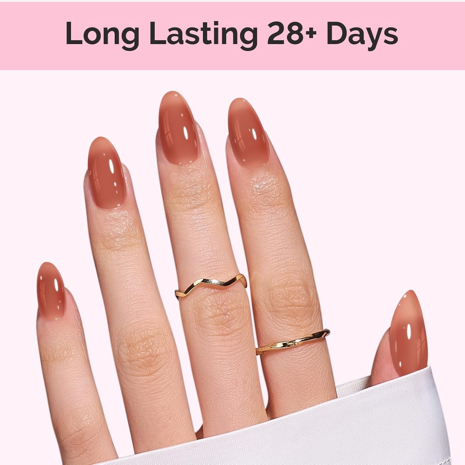 image:imageMelodySusie Gel Nail Kit with PART06G Cordless UV Lamp Rechargeable LED UV Light with Smart Sensor Classic Popular Colors Plant Based Nails Polish with Top Base Coat Builder Gel Beginner Nail KitDarkBrownJC17
