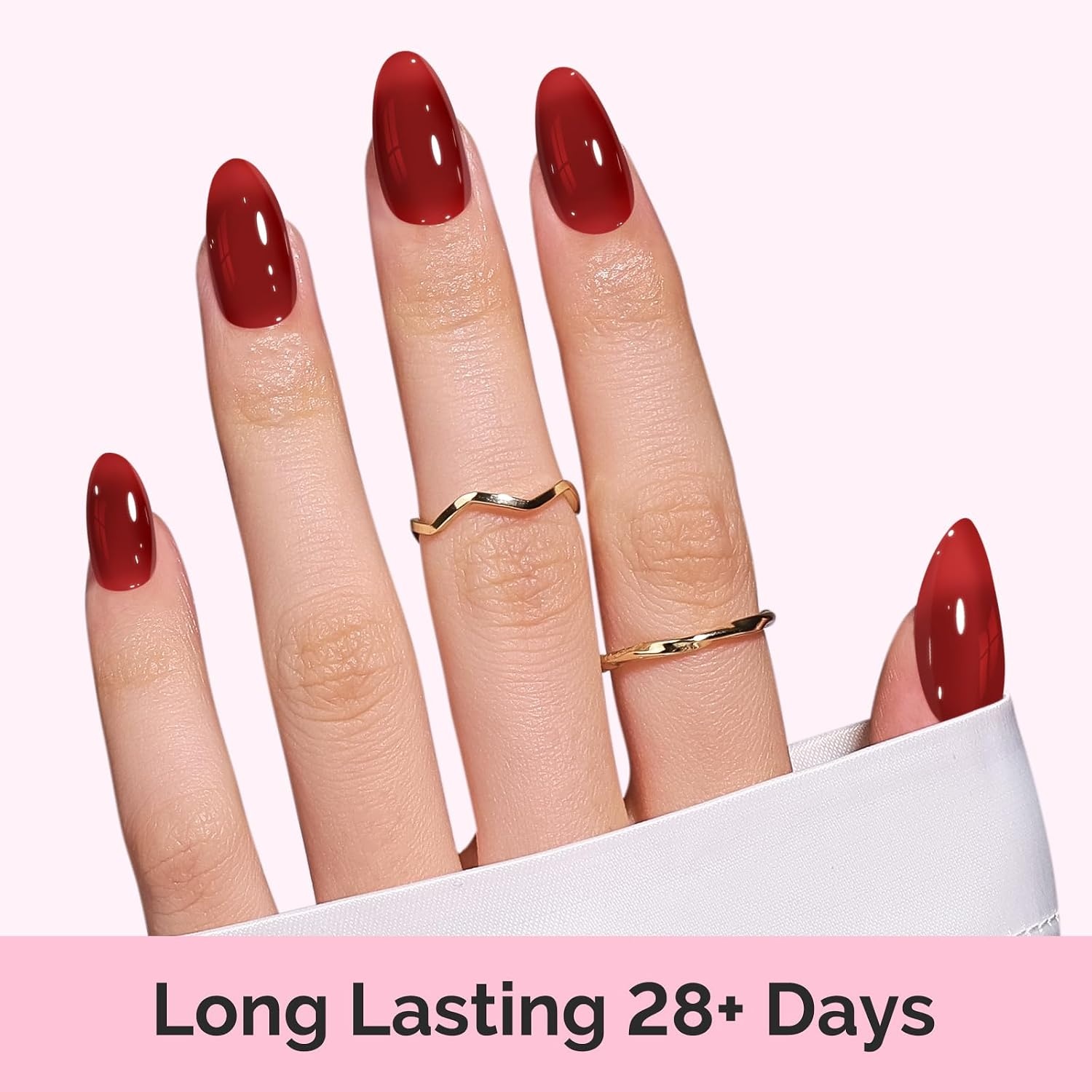 image:imageMelodySusie Gel Nail Kit with PART06G Cordless UV Lamp Rechargeable LED UV Light with Smart Sensor Classic Popular Colors Plant Based Nails Polish with Top Base Coat Builder Gel Beginner Nail KitRed BrownB6803