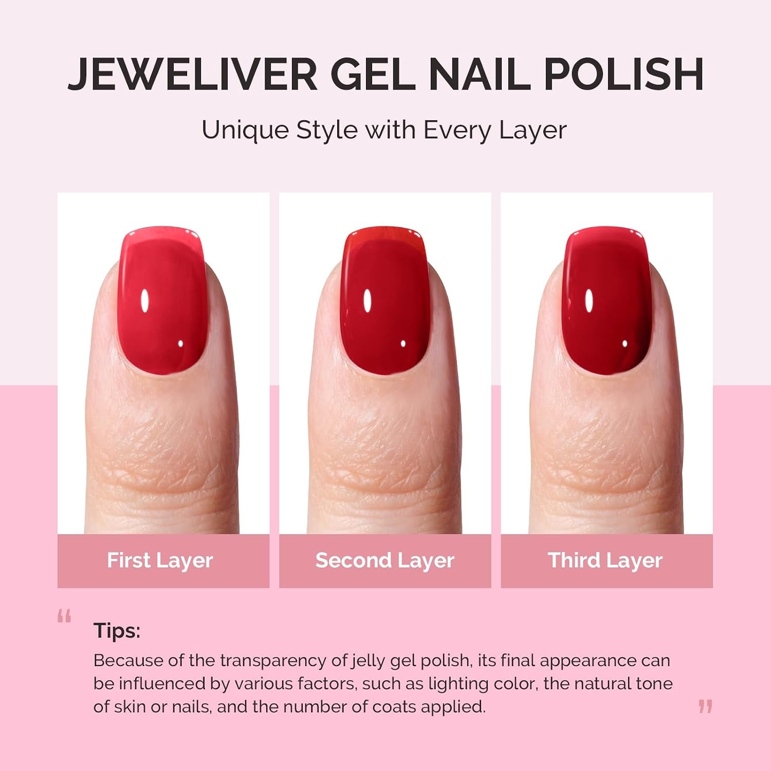 image:imageMelodySusie Gel Nail Kit with PART06G Cordless UV Lamp Rechargeable LED UV Light with Smart Sensor Classic Popular Colors Plant Based Nails Polish with Top Base Coat Builder Gel Beginner Nail KitGlassy RedB6802