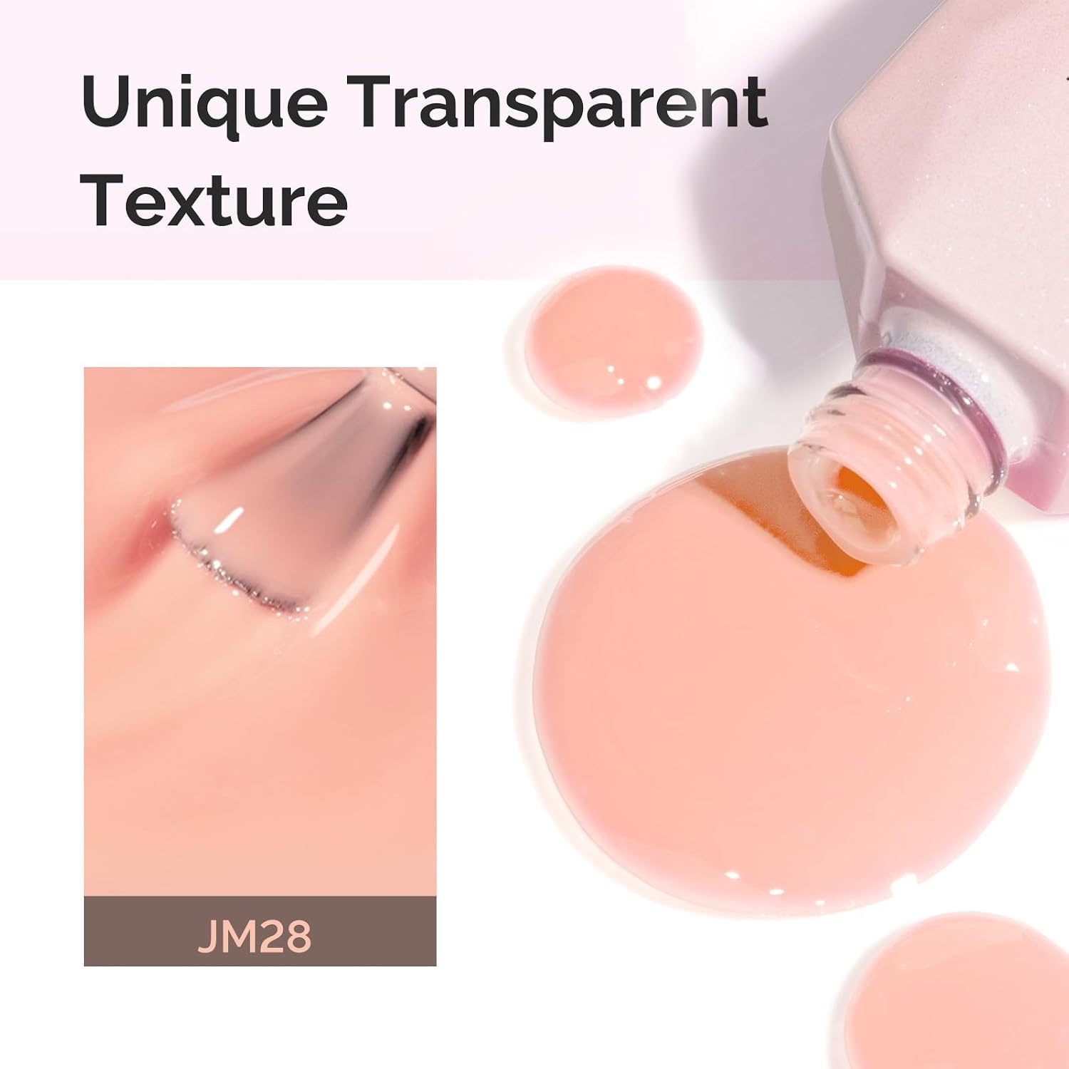 image:imageMelodySusie Gel Nail Kit with PART06G Cordless UV Lamp Rechargeable LED UV Light with Smart Sensor Classic Popular Colors Plant Based Nails Polish with Top Base Coat Builder Gel Beginner Nail KitNude AgateJM28