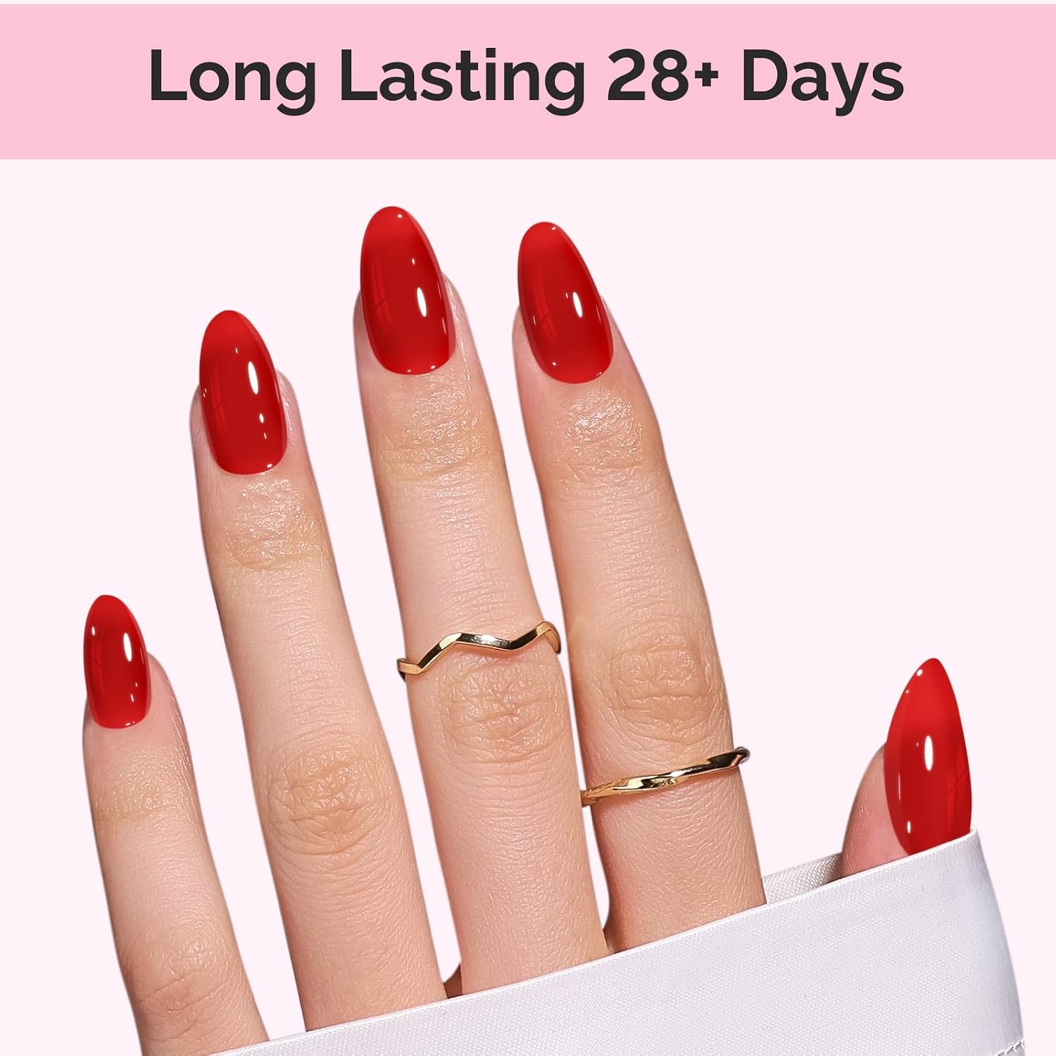 image:imageMelodySusie Gel Nail Kit with PART06G Cordless UV Lamp Rechargeable LED UV Light with Smart Sensor Classic Popular Colors Plant Based Nails Polish with Top Base Coat Builder Gel Beginner Nail KitRed AgateJDZ30