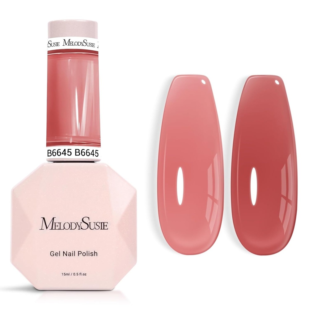 image:imageMelodySusie Gel Nail Kit with PART06G Cordless UV Lamp Rechargeable LED UV Light with Smart Sensor Classic Popular Colors Plant Based Nails Polish with Top Base Coat Builder Gel Beginner Nail KitRose Nude PinkB6645