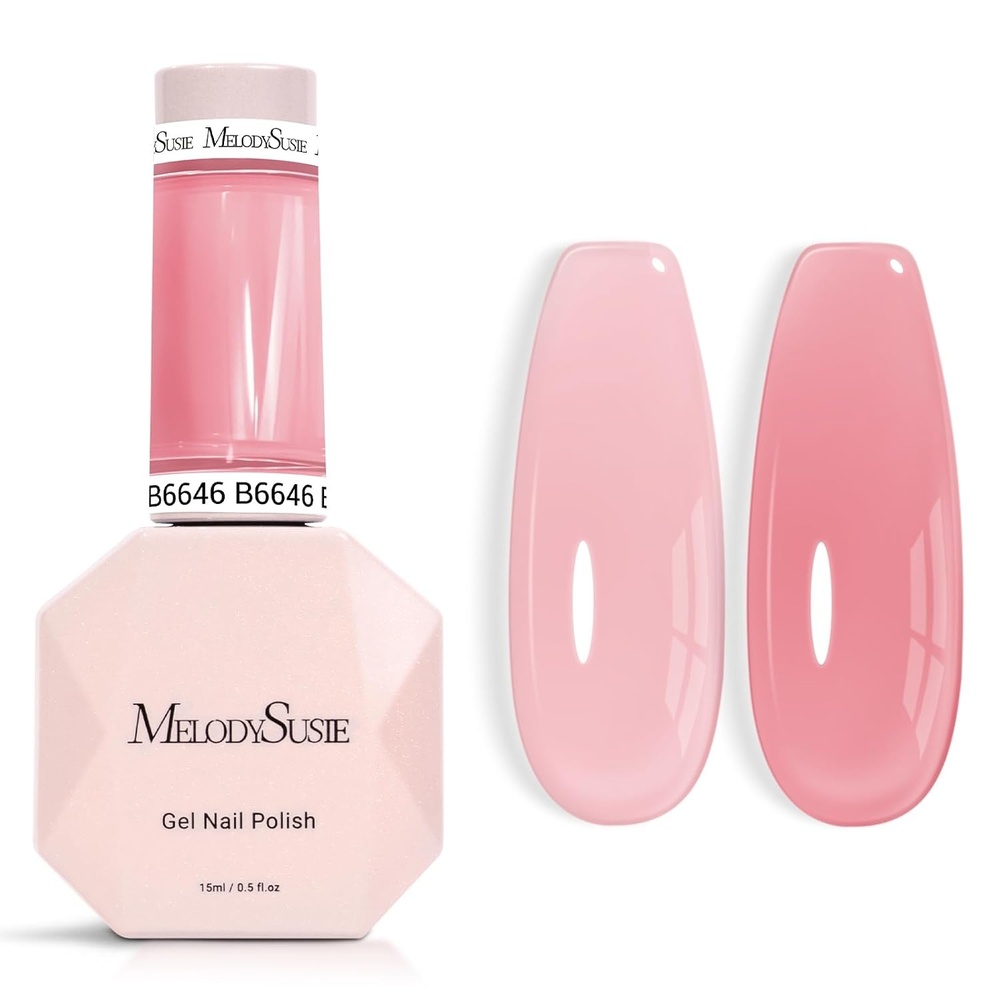 image:imageMelodySusie Gel Nail Kit with PART06G Cordless UV Lamp Rechargeable LED UV Light with Smart Sensor Classic Popular Colors Plant Based Nails Polish with Top Base Coat Builder Gel Beginner Nail KitDreamy Nude PinkB66546
