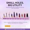 image:image2025 UpgradedMelodySusie Acrylic Nail Tool Storage Box with 10Pcs Diamond Sanding Bit Set with 40pcs Small Sanding Bands 120180240 Grits with 31mm Mandrel Bit