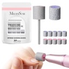 image:imageMelodySusie 10 Pcs Nail Drill Bits Sponge Nail Sanding Bands for Natural Nails 120 Grit for Manicures and Pedicure MulticolorMulticolor