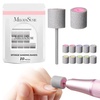 image:imageMelodySusie 10 Pcs Nail Drill Bits Sponge Nail Sanding Bands for Natural Nails 120 Grit for Manicures and Pedicure MulticolorMulticolor