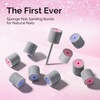image:imageMelodySusie 10 Pcs Nail Drill Bits Sponge Nail Sanding Bands for Natural Nails 120 Grit for Manicures and Pedicure MulticolorMulticolor