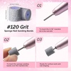 image:imageMelodySusie 10 Pcs Nail Drill Bits Sponge Nail Sanding Bands for Natural Nails 120 Grit for Manicures and Pedicure MulticolorMulticolor